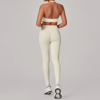 HIGH-RISE HALTER SET