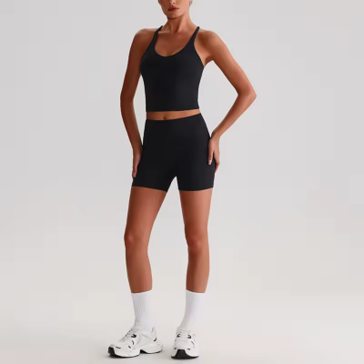 T-SHIRT MID RISE SHORT